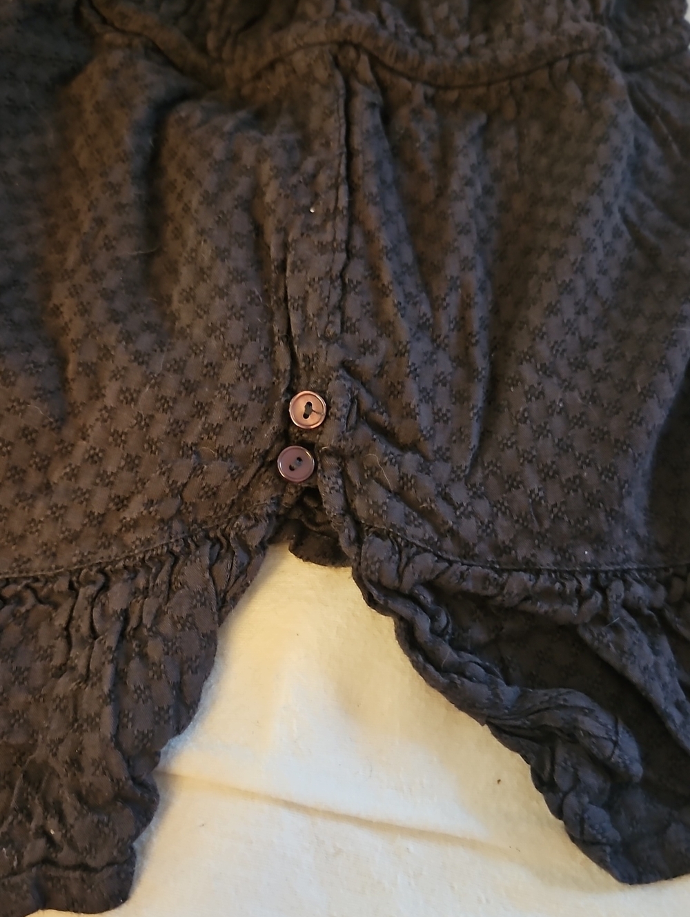 Rip Curl Crochet Lace Romper Made In India - Picture 6 of 11